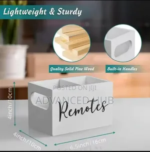 Modern Remote Organizer Box