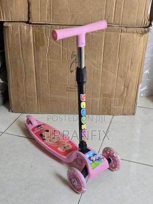 Kids Classic Scooters With Led Wheels and Adjustable Height, Upto 50kg - main view