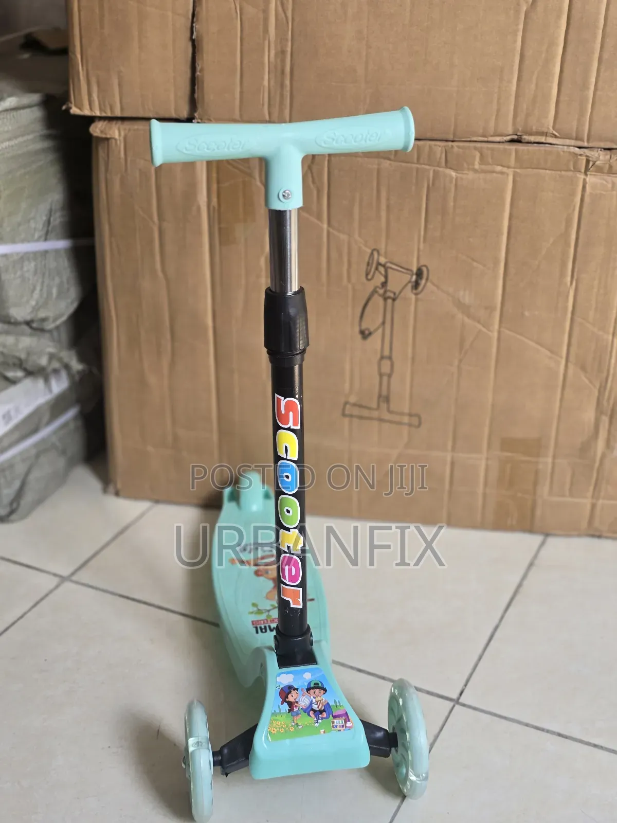 Heavy-Duty Height Adjustable 3 Led Wheels Kid's Scooters, Upto 50kgs