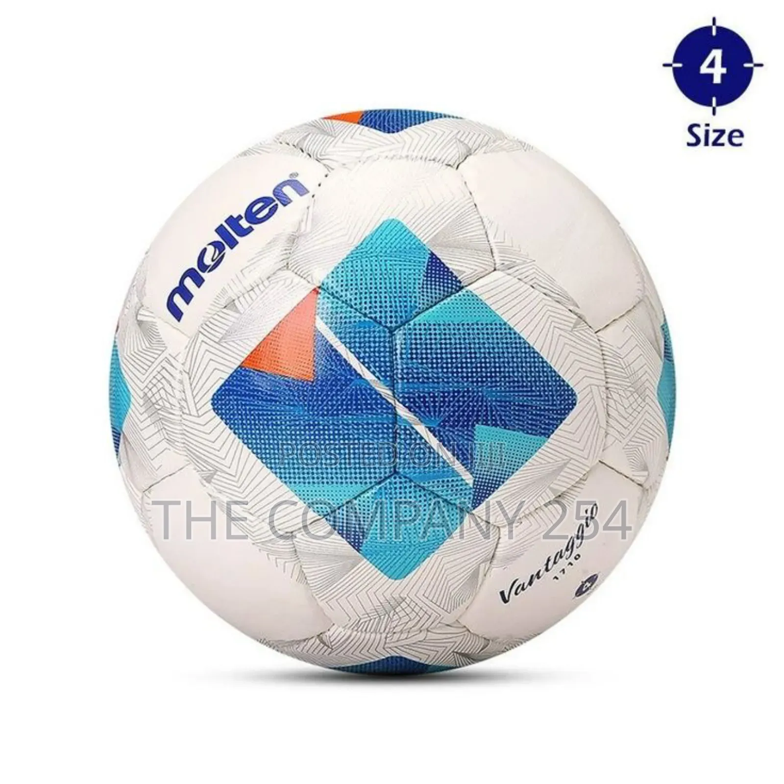Molten Laminated Football - Soccer Ball Size 5 (White/Black) Mf520sl