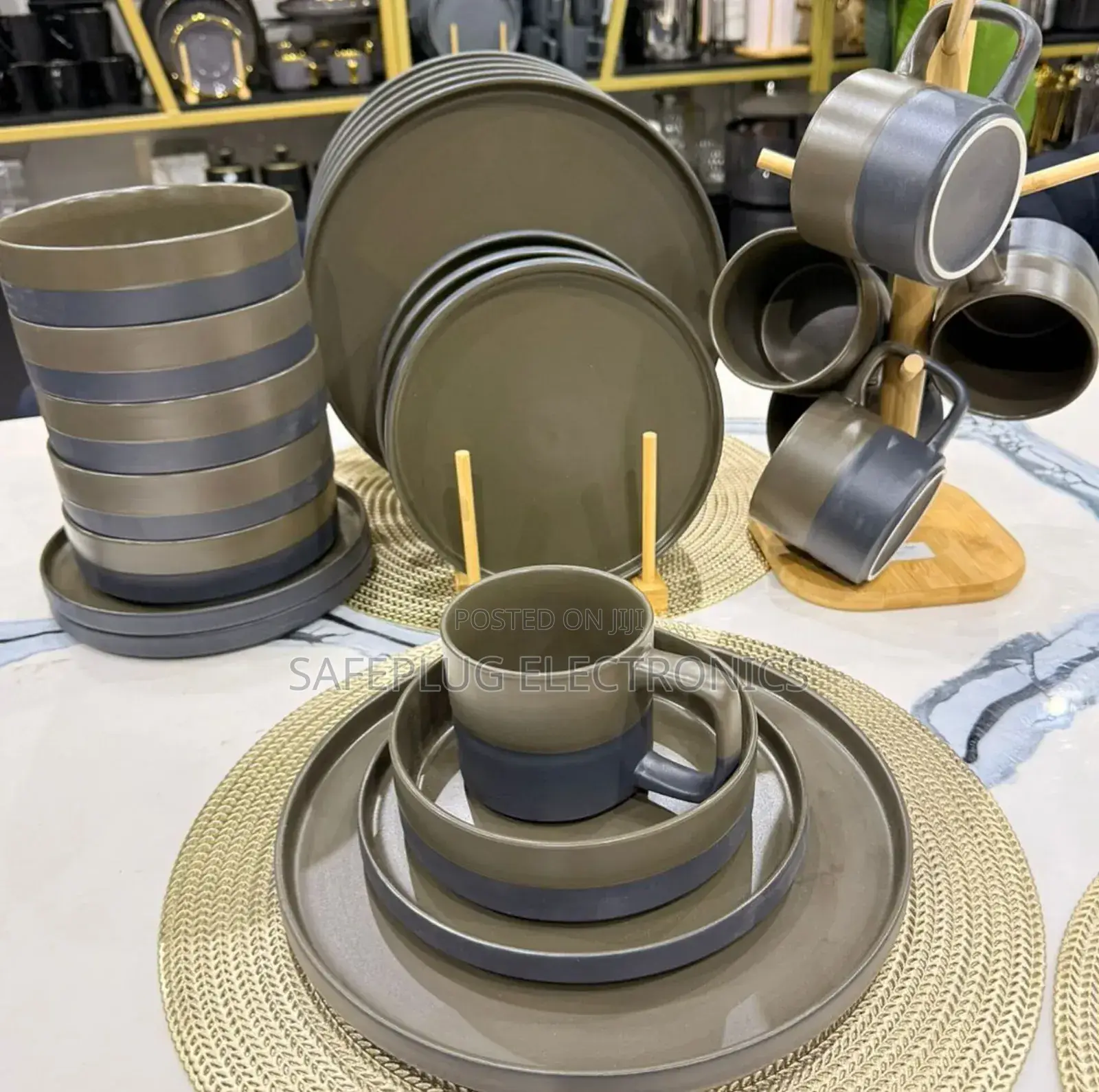 Mate 24pcs Stoneware Dinner Set, Quality and Durable