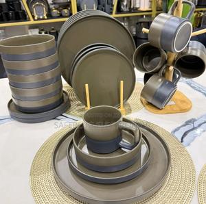 Mate 24pcs Stoneware Dinner Set, Quality and Durable - thumbnail 2