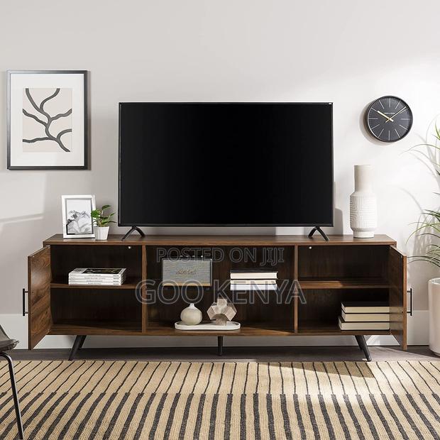 Tv Table; Modern Wooden Tv Stand With Cabinets