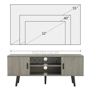 Tv Table; Modern Wooden Tv Stand With Cabinets
