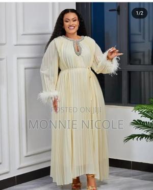 Cream Bejeweled Kaftan - thumbnail 2