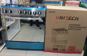 Full Gas Cooker 60*80 Unitech 5 Burner Freestanding