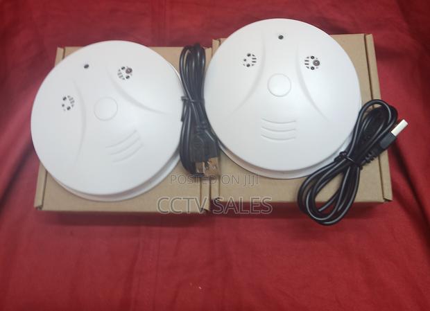 Wireless Hidden Spy Camera in Smoke Detector - main view