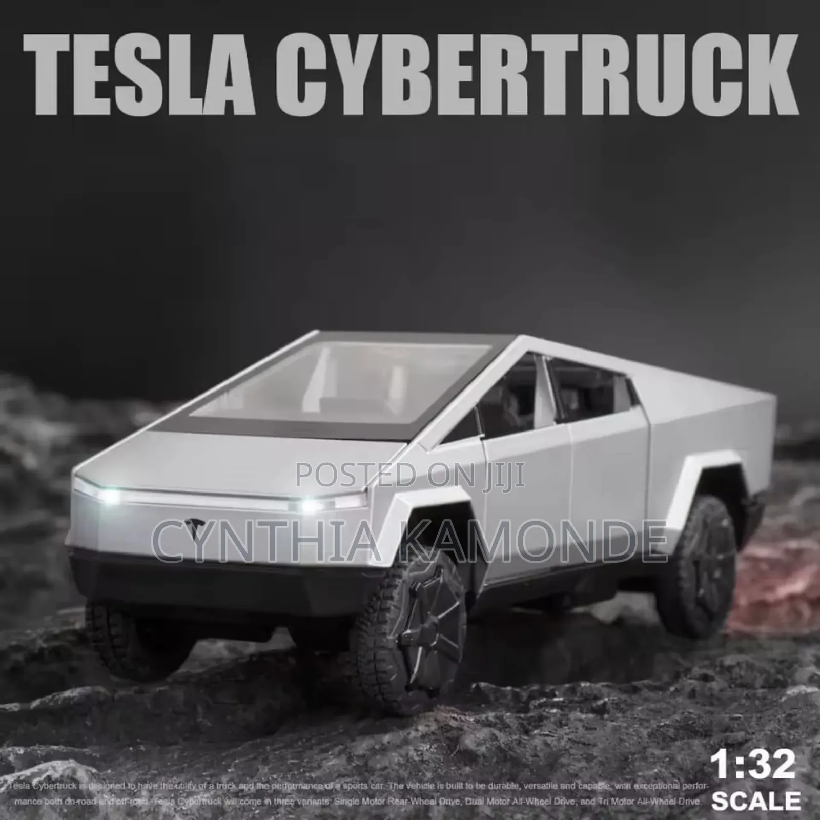 Remotes Controlled and Rechargeable Cyber Truck Car
