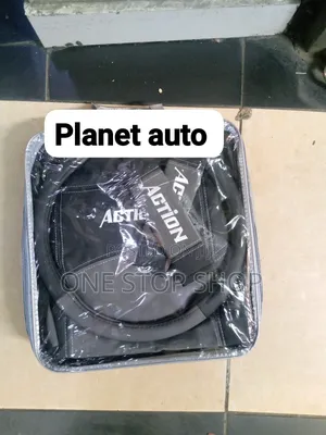 Grey Black Synthetic Leather Seat Top Cover