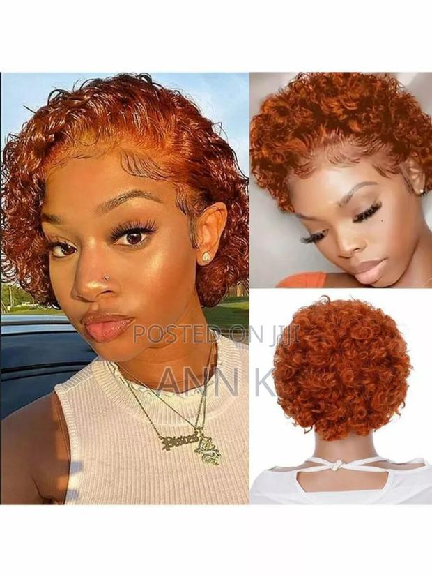 Water Curl Pixie 13*4 Human Hair - thumbnail 3