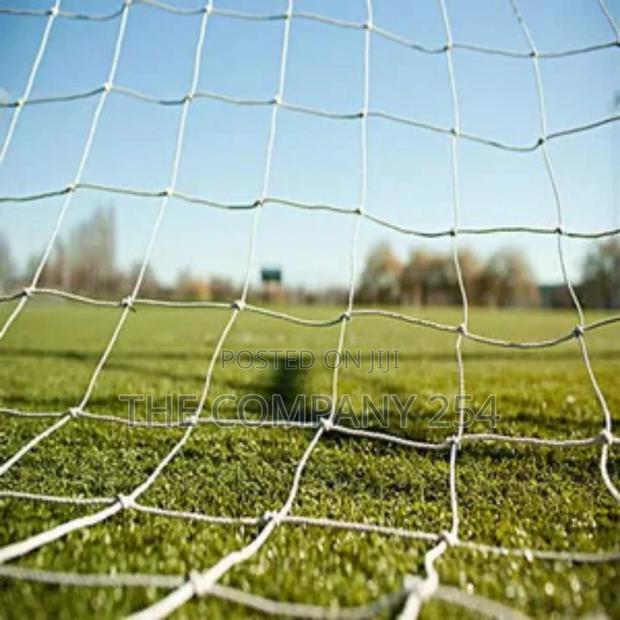Portable Soccer Goal Knitted Polyester Football Nets Court Equipment