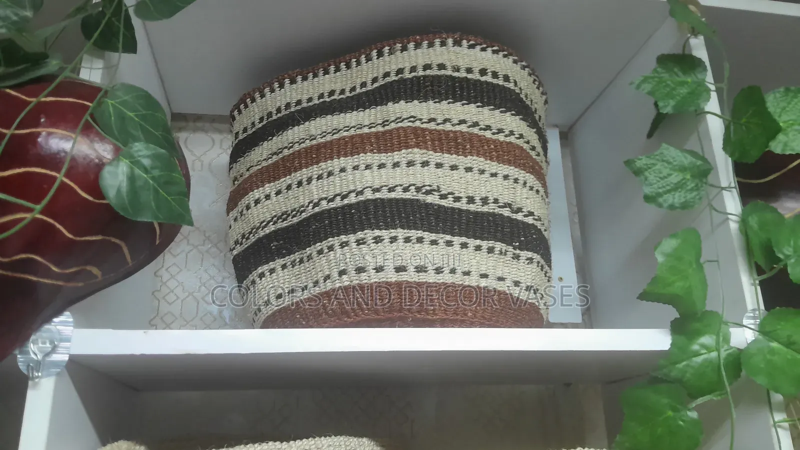Size 12 Brown and Black Stripes