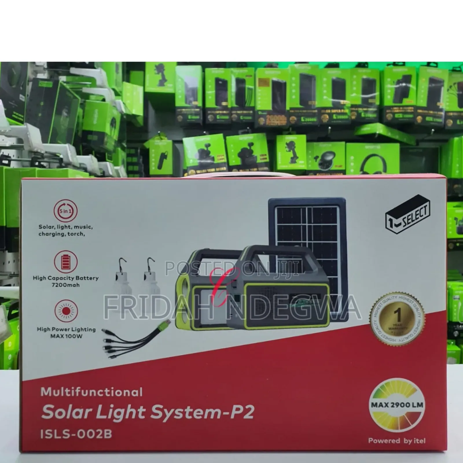 Itel Solar Light System P2 Isls-002b *7200mah