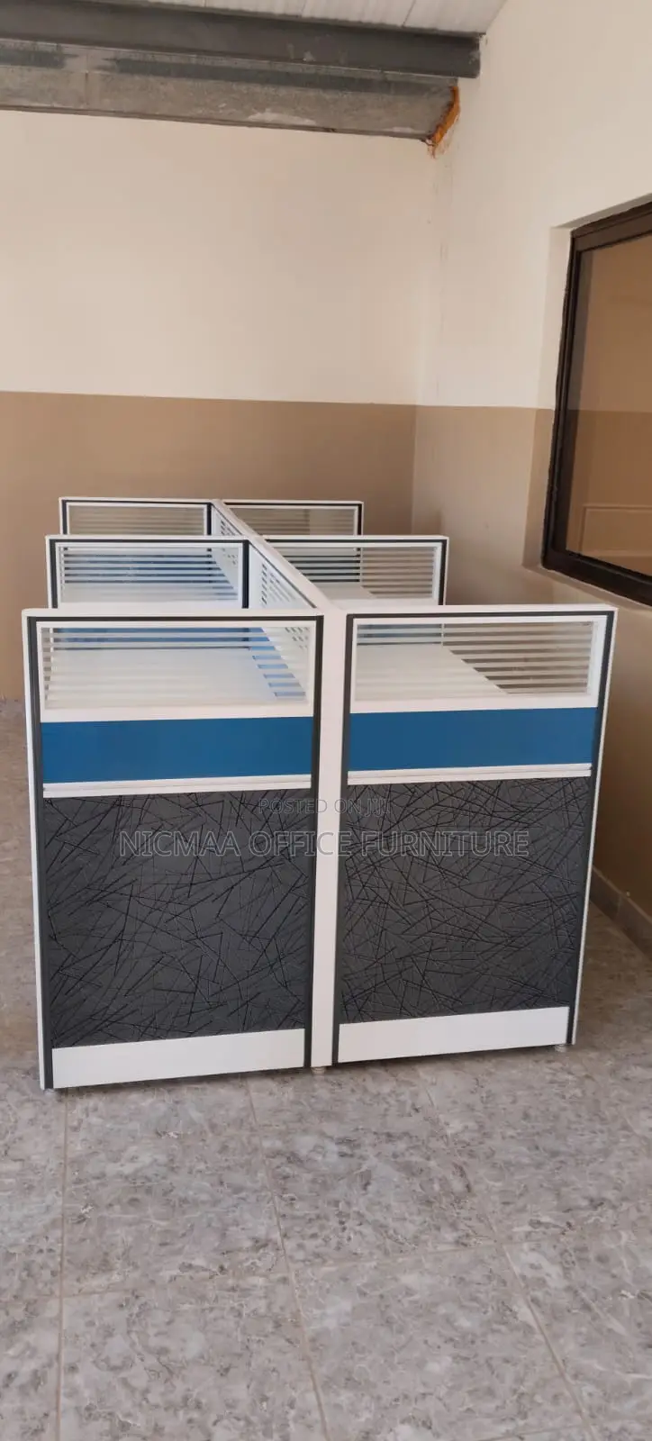 4-Way Setup Executive Modular Workstations