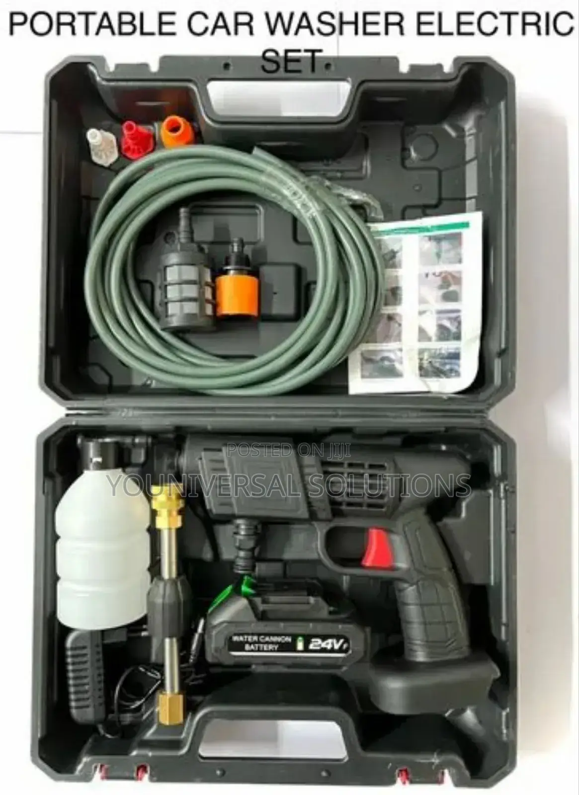 Car Wash Spray Gun Wireless Machine With Portable Lithium Battery