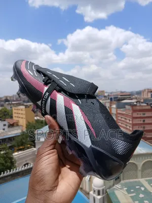 Fresh New Adidas Predator Dark Black, With Tongue Football Boots