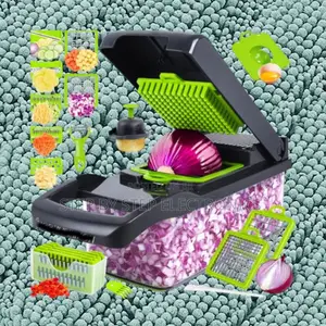 Multifunction 16 in 1 Veggie Cutter Dicer Chopper With Grater Blades