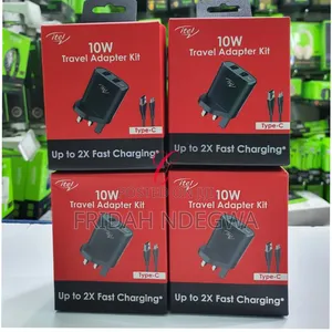Itel Icw-101u 10w Type C *Dual Ports* Travel Adapter Kit