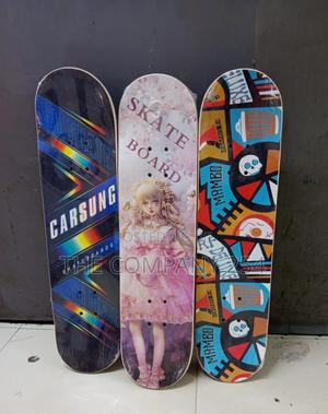 Graphic Long Skate Board Grip TapeRubber Wheels With Grip Wheels - thumbnail 2