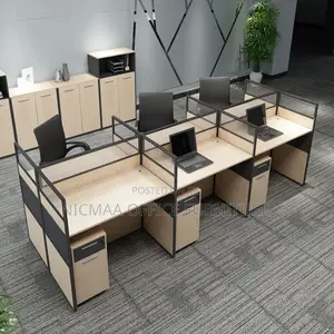 6-Way Sleek, Organized, Collaborative Workstation