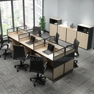 6-Way Sleek, Organized, Collaborative Workstation
