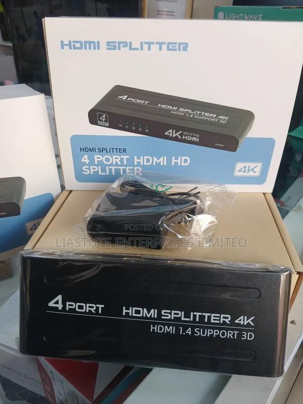 4-Port Hdmi Splitter, Model: 4k104