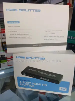 4-Port Hdmi Splitter, Model: 4k104