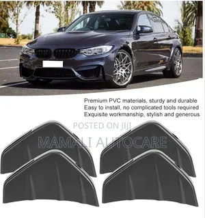 4 PCS Car Rear Bumper Lip Diffuser Fins – Sporty Upgrade