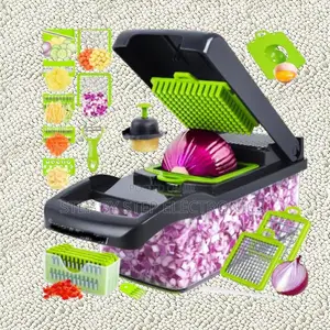 16 in 1 Vegetable Cutter Dicer Chopper With Anti-Slip Base Design