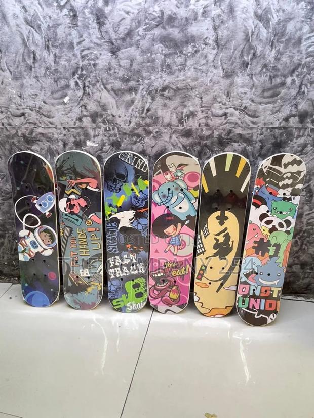 Graphic Long Skate Board Grip TapeRubber Wheels With Grip Wheels - thumbnail 5