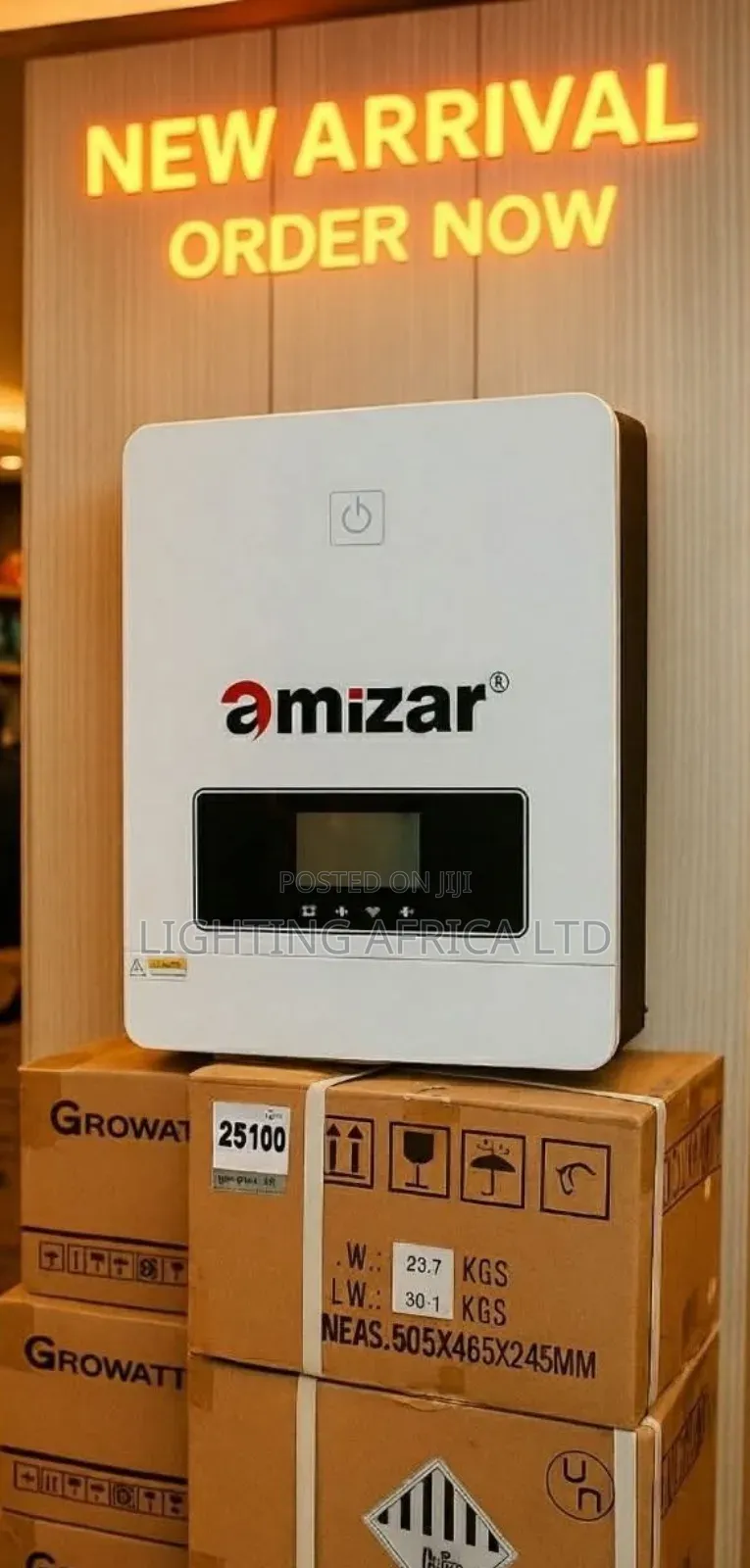 Amizar 6.2kva - 48v Hybrid Inverter 120a MPPT - 500 VDC
