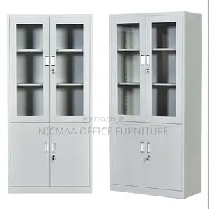 Secure Storage With Glass Display Filling Cabinet