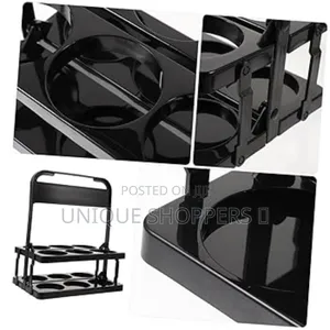 Portable Foldable 6 Bottle Organizer Carrier Rack