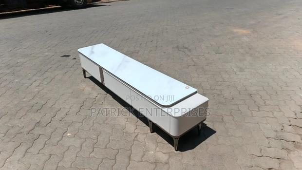 Modern Imported Marble Top Tv Stand - thumbnail 2
