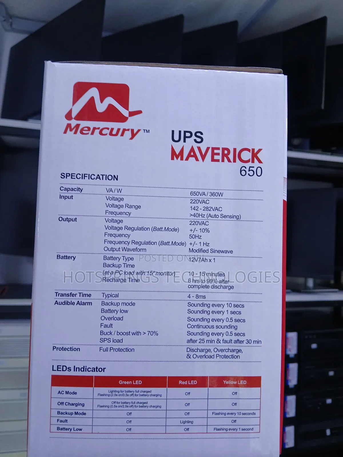 Mercury Ups