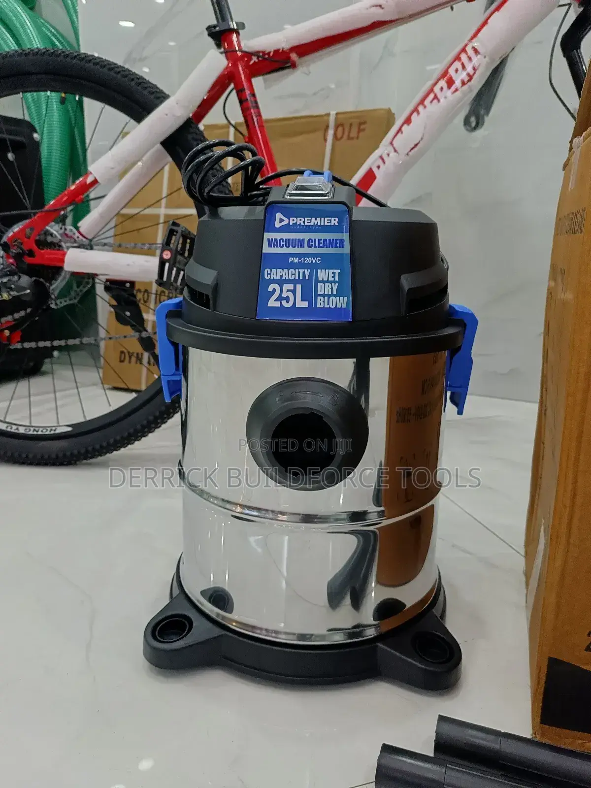 Premier 25l Wet Dry Blow Vacuum Cleaner