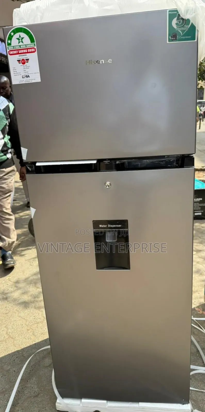 Hisense Ref205dr Double Door Refrigerator With Dispenser