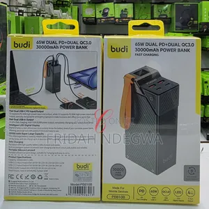 Budi Pb810b 30000mah *65w* Pd Fast Charging Power Bank