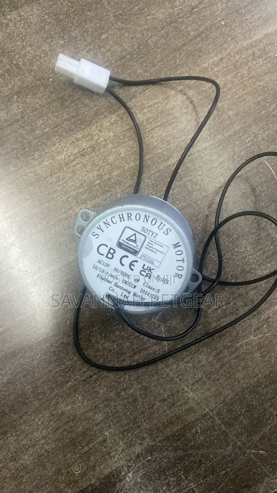 Mini Incubator Original Motor 220v/12v Ac, 4w, 10/12 Rotations/Min