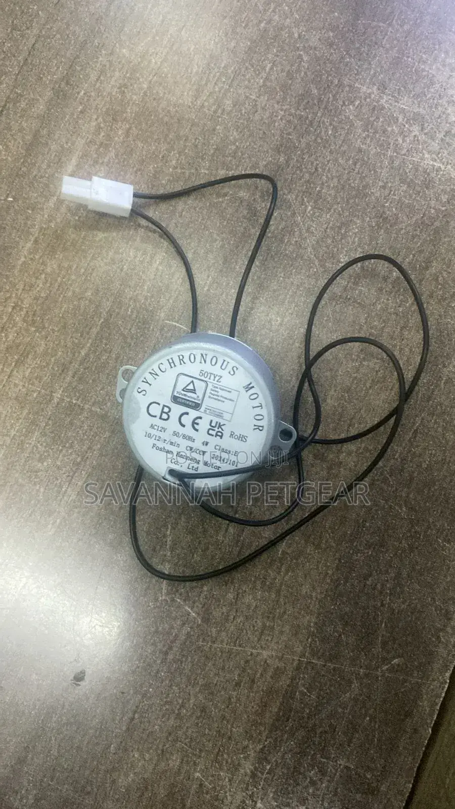 Mini Incubator Original Motor 220v/12v Ac, 4w, 10/12 Rotations/Min