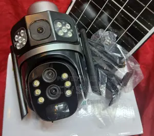 Wireless 4mp 2lens 4g Solar PTZ Camera V380 Pro With 10x Zoom