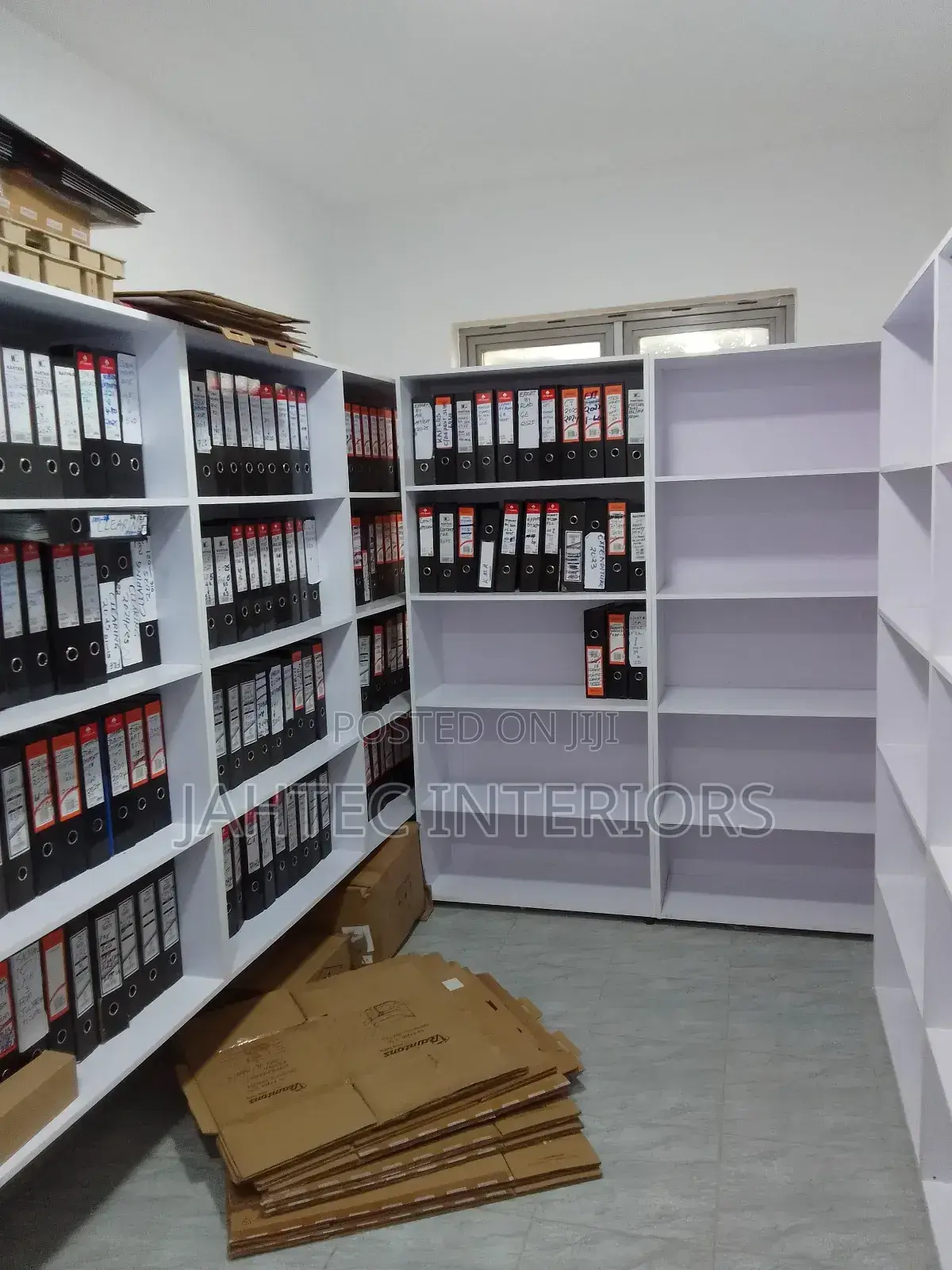 Office Portioning and Storage Shelves