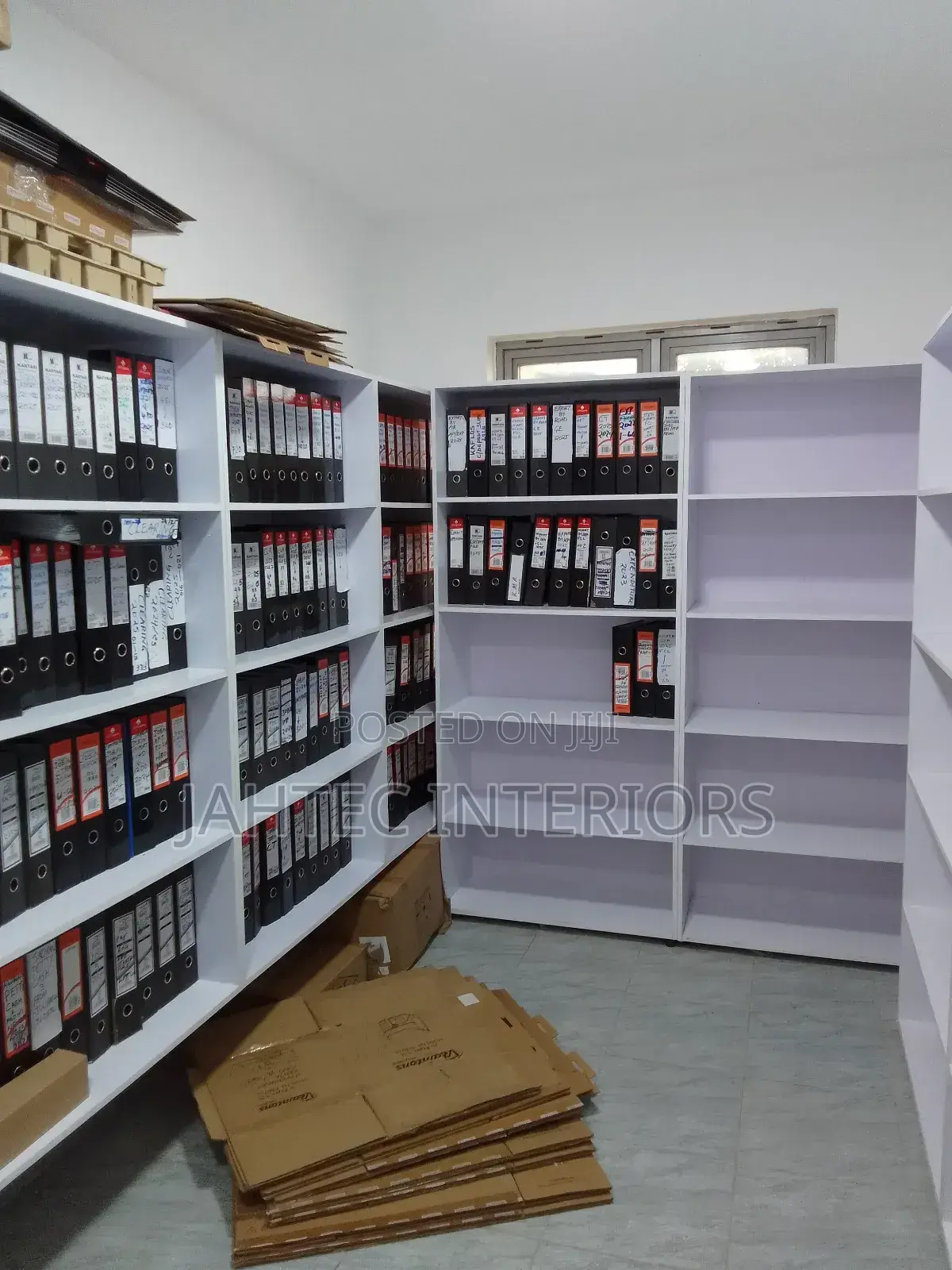 Office Portioning and Storage Shelves