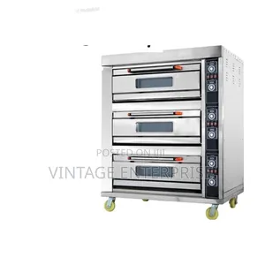 Commercial Electric Oven Three Deck Six Trays