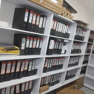 Carpentry Work Office Shelving for More Storage And