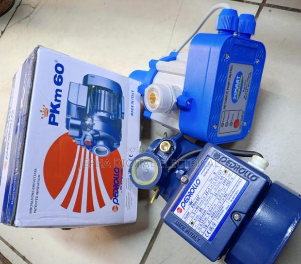 0.5 Hp Pedrollo Water Pump+Pressure Controller - main view