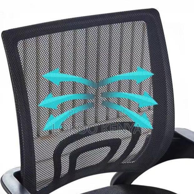 Office Chair : Ergonomic Clerical Computer Chair (Black) - thumbnail 5