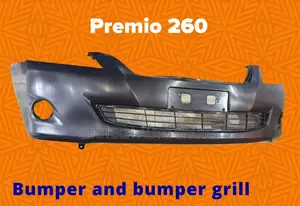 Toyota Premio 260 Front Bumper and Bumper Grill