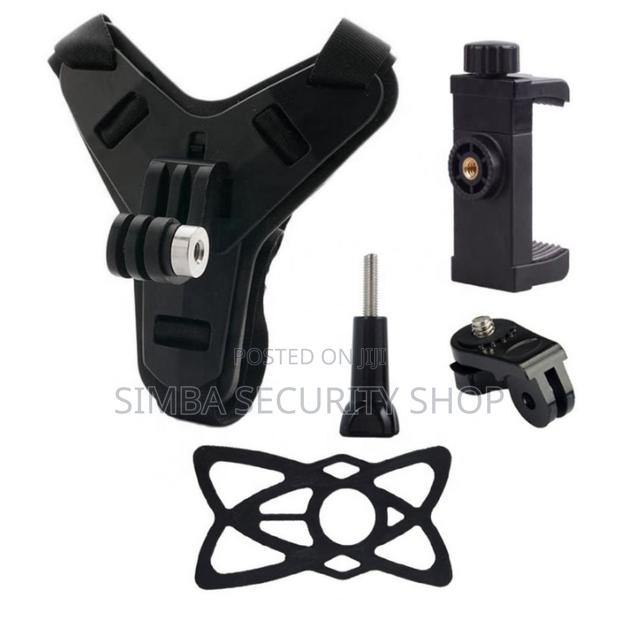 Adjustable Helmet Harness for Smartphone or Action Camera Chin Mount - main view