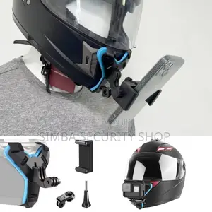 Adjustable Helmet Harness for Smartphone or Action Camera Chin Mount